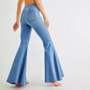 Fee people high rise flare jeans